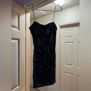 Navy blue hoco/formal dress